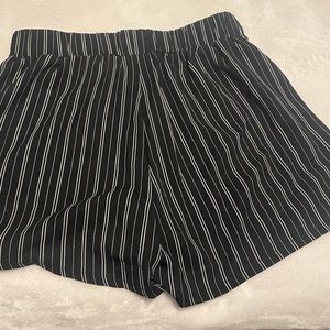 Black Stripe Shorts